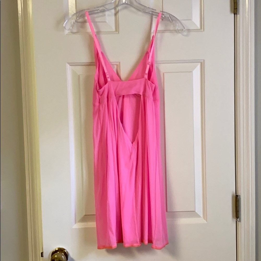 Dreamy Lightweight On Gossamer Hot Pink Nightgown - Picture 4 of 6